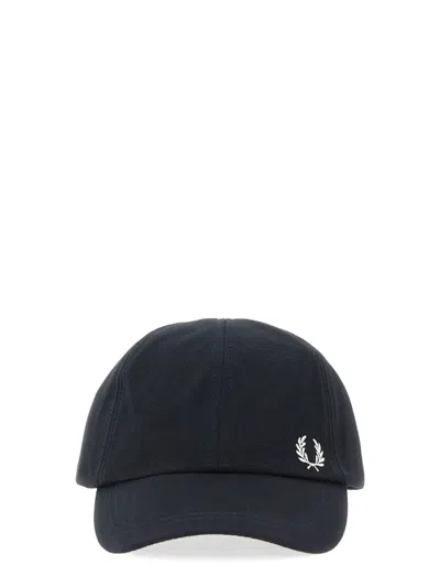 Fred Perry Baseball Cap In Blue