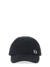 Fred Perry Logo-embroidered Hat In Blue