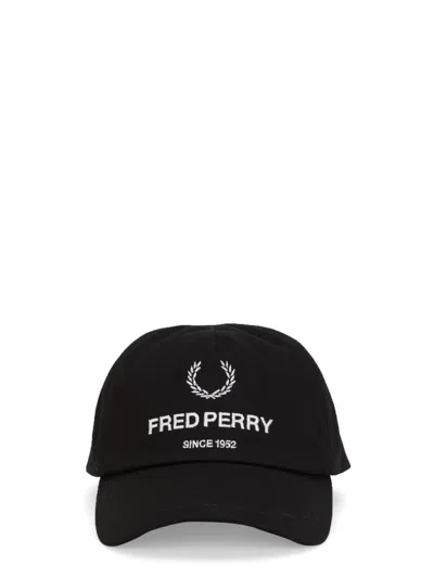 Fred Perry Baseball Hat With Logo