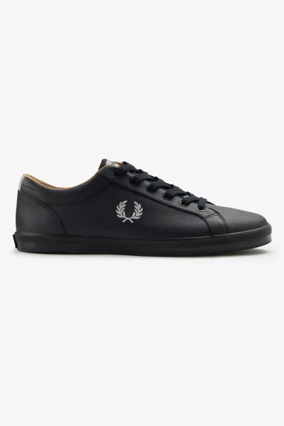 Fred Perry Baseline Leather B4330 Black