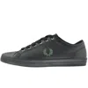 Fred Perry Baseline Leather Trainers Black