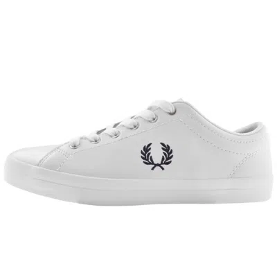 Fred Perry Baseline Leather Trainers White