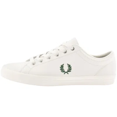 Fred Perry Baseline Leather Trainers White