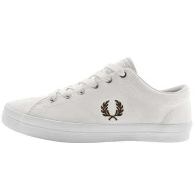 Fred Perry Baseline Twill Trainers White