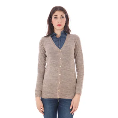 Fred Perry Beige Wool Sweater In Sand