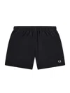 Fred Perry Laurel Wreath Shorts In Black