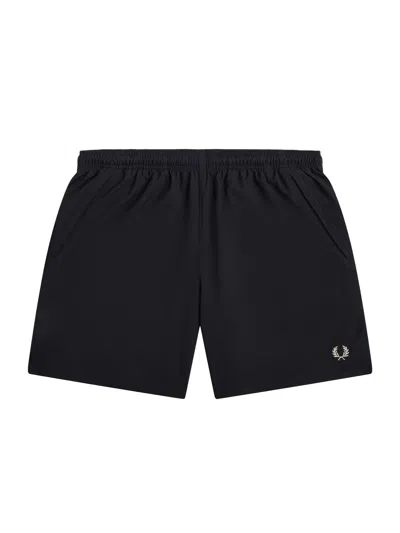 Fred Perry Bermuda With Logo In Black