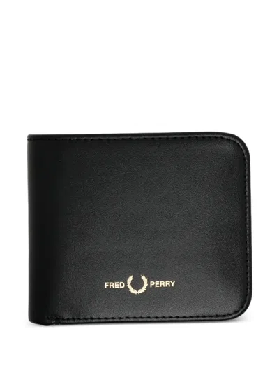 Fred Perry 레더 지갑 In Black