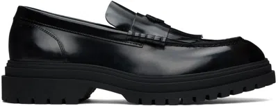Fred Perry Black B5316 Loafers In 102 Black