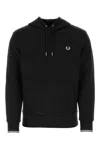 Fred Perry Black Cotton Sweatshirt