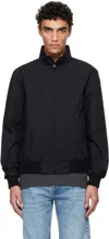 Fred Perry Black Harrington Jacket In 102