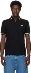 Fred Perry Black M2 Polo In Black