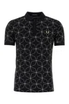 FRED PERRY PRINTED PIQUET POLO SHIRT