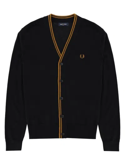 Fred Perry Black Wool Sweater