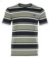 Fred Perry Bold Stripe T Shirt Black In Multi