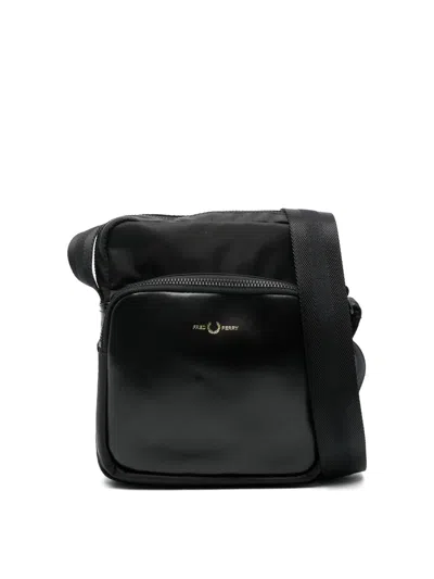Fred Perry Crossbody Bag In Black