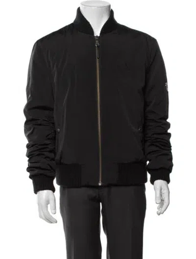 Pre-owned Fred Perry Bomber Jacket In Black