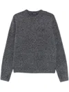 FRED PERRY BOUCLÉ CREW-NECK SWEATER