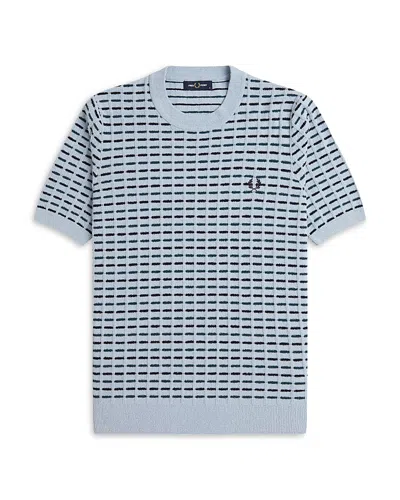 Fred Perry Boucle Ribbed Knit Tee