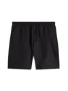 Fred Perry Swim Trunks With Back And Side Pockets In Black