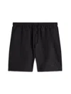 Fred Perry Swim Trunks With Back And Side Pockets In Black