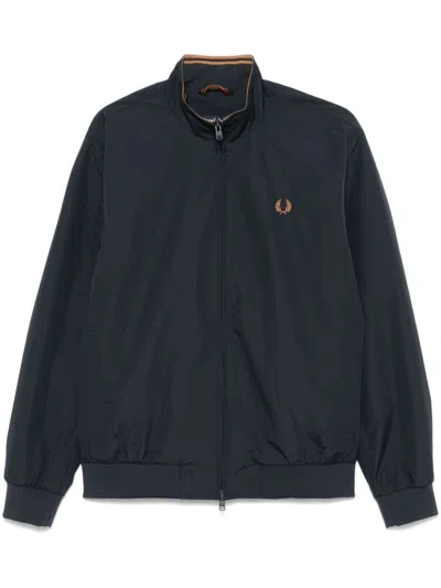 Fred Perry Brentham Jacket In 蓝色