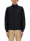 Fred Perry Mens Brentham Jacket Nos In Blu