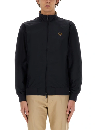 Fred Perry Brentham Jacket In Blue