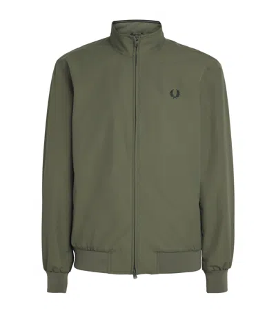 Fred Perry Brentham Jacket In Green