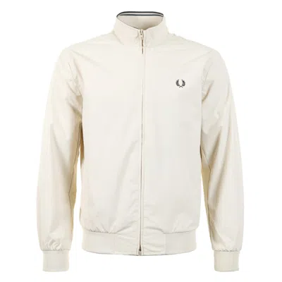 Fred Perry Brentham Jacket Oatmeal In Neutral