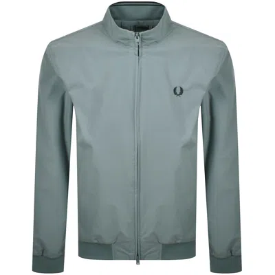 Fred Perry Brentham Jacket Stockport Blue In Animal Print
