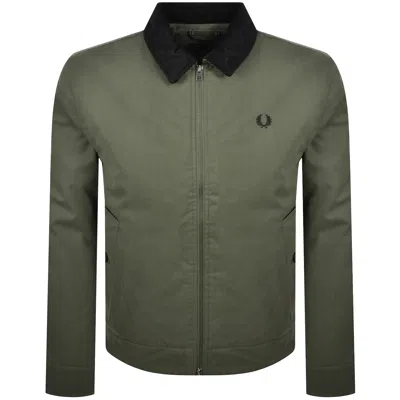 Fred Perry Caban Jacket Green