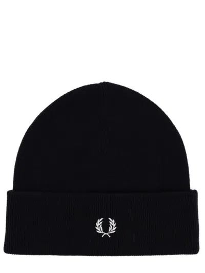 Fred Perry Cap With Logo In Black