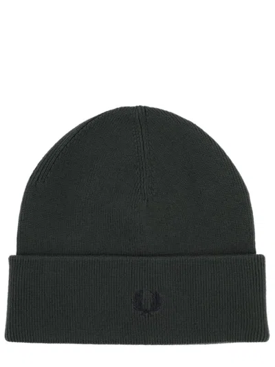 Fred Perry Cap With Logo In Green