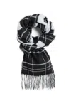 FRED PERRY FRED PERRY CHECKED FRINGED SCARF