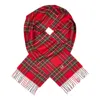 FRED PERRY FRED PERRY CHECKED FRINGED SCARF