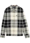 Fred Perry Checked Twill Overshirt In Multi