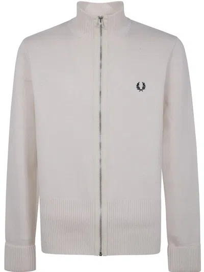 FRED PERRY FRED PERRY CHUNKY RIB ZIP THROUGH CARDIGAN CLOTHING