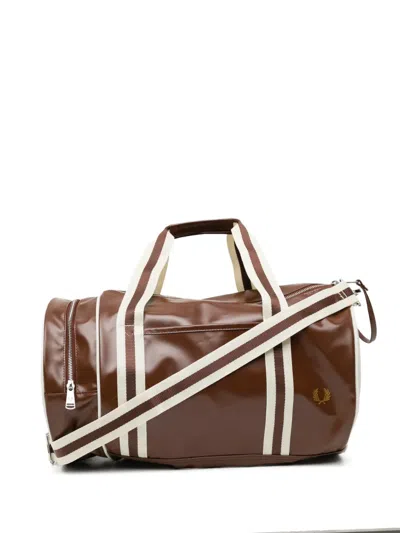Fred Perry Classic Barrel Holdall In Black