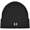 Fred Perry Classic Beanie Hat Navy In Black