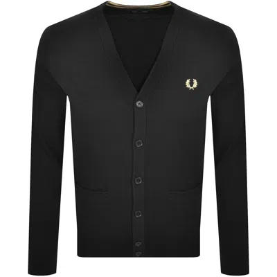 Fred Perry Classic Knit Cardigan Black