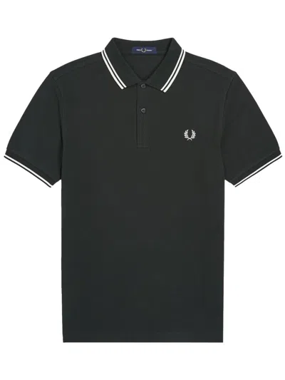 Fred Perry Classic Logo Polo For Men - Ss26 Collection In Gray