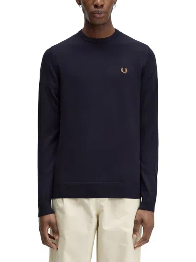 Fred Perry Classic Logo T-shirt For Men In Blue