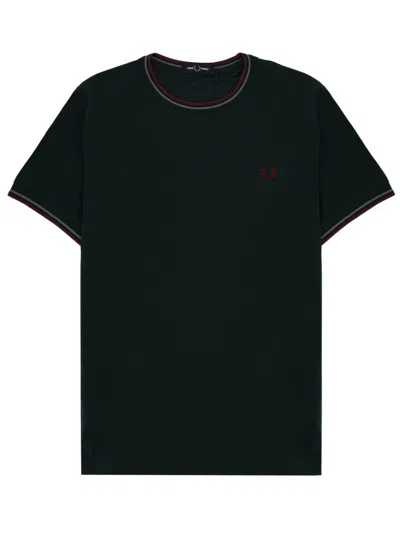 Fred Perry Classic Logo T-shirt For Men In Green