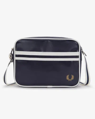 Fred Perry Classic Mini Shoulder Bag In Navy/ecru 635