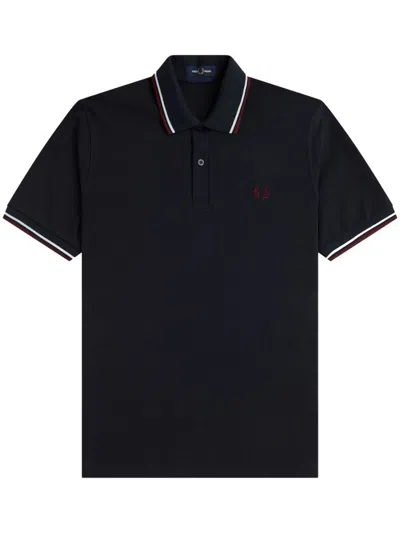Fred Perry Classic Polo Shirt For Men In Blue