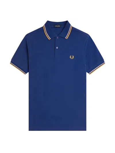 FRED PERRY CLASSIC POLO SHIRT WITH LOGO EMBROIDERY