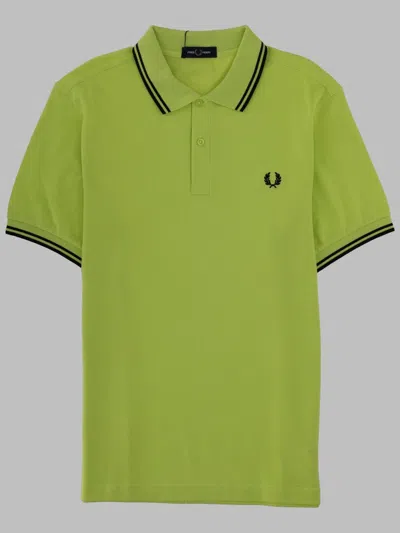 Fred Perry Classic Polo With Iconic Logo - Men's In Green