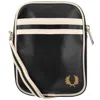 Fred Perry Black Canvas Crossbody Bag