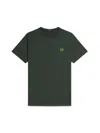 Fred Perry Mens Ringer T-shirt In Green